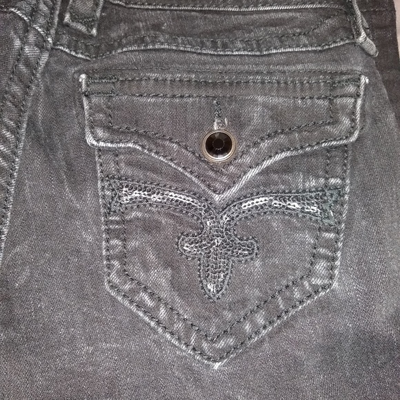 Rock Revival Black Jeans 26 - Picture 5 of 8